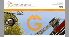 Desktop Screenshot of montajesgerman.com